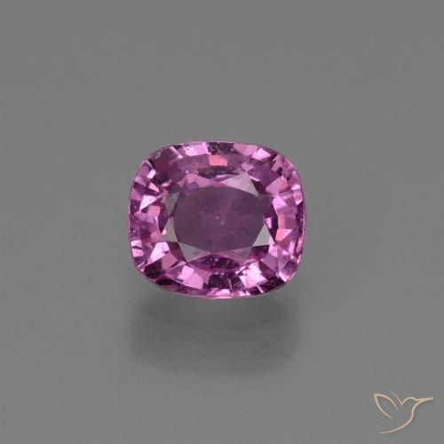 1.19ct 天然 濃いピンクがかった紫 サファイア, クッション, VS
