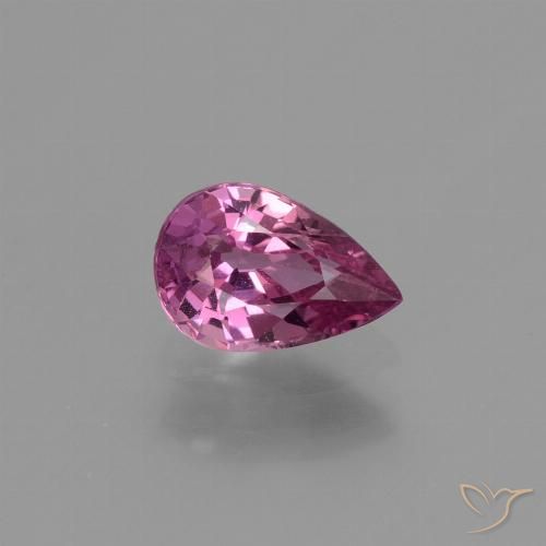 1.07ct 天然 赤みがかったパープル サファイア, 洋梨の形, VS