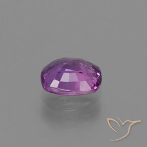 1.31カラットの天然濃い紫サファイア、クッション、VS