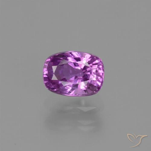 1.16ct 天然 エレクトリックパープル サファイア, クッション, VS