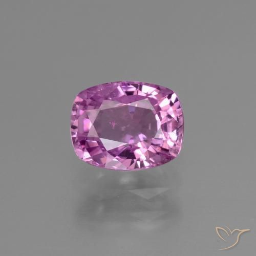 1.47ct 天然 ミディアムパープル サファイア, クッション, VS