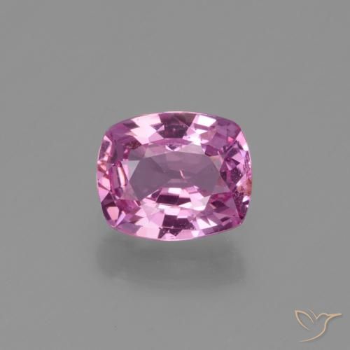 1.28ct 天然 明るいピンクがかった紫 サファイア, クッション, VS
