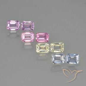 Shop natural 2.25ct マルチカラー サファイア gems, 八角形 / エメラルドカット, from タンザニア at GemSelect. In stock, global shipping!