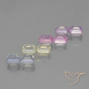 Shop natural 2.25ct マルチカラー サファイア gems, 八角形 / エメラルドカット, from タンザニア at GemSelect. In stock, global shipping!