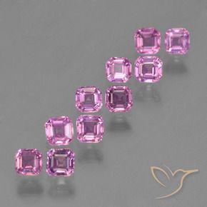 Shop natural 1.57ct ミディアムピンク サファイア gems, 八角形 / エメラルドカット, from タンザニア at GemSelect. In stock, global shipping!