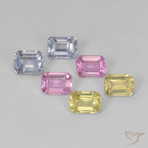 Shop natural 1.81ct マルチカラー サファイア gems, 八角形 / エメラルドカット, from タンザニア at GemSelect. In stock, global shipping!