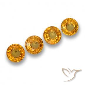 Shop natural 2.29ct ダークオレンジゴールド サファイア gems, ラウンド, from タンザニア at GemSelect. In stock, global shipping!