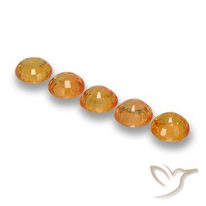 Shop natural 2.86ct 濃いオレンジゴールド サファイア gems, ラウンド, from タンザニア at GemSelect. In stock, global shipping!