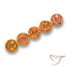 Shop natural 2.95ct ミディアムオレンジ サファイア gems, ラウンド, from タンザニア at GemSelect. In stock, global shipping!