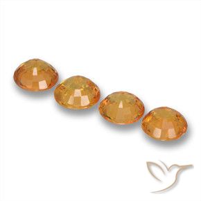 Shop natural 2.33ct 濃いオレンジゴールド サファイア gems, ラウンド, from タンザニア at GemSelect. In stock, global shipping!