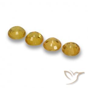 Shop natural 2.37ct 濃いゴールド サファイア gems, ラウンド, from タンザニア at GemSelect. In stock, global shipping!