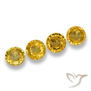 Shop natural 2.32ct 深い黄色 サファイア gems, ラウンド, from タンザニア at GemSelect. In stock, global shipping!