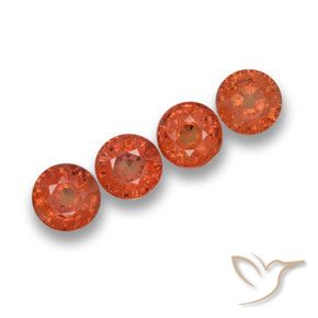 Shop natural 2.30ct 赤みがかったオレンジ サファイア gems, ラウンド, from タンザニア at GemSelect. In stock, global shipping!