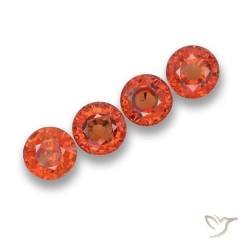 Shop natural 2.66ct ウォームオレンジ サファイア gems, ラウンド, from タンザニア at GemSelect. In stock, global shipping!