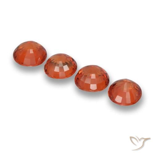 Shop natural 2.66ct ウォームオレンジ サファイア gems, ラウンド, from タンザニア at GemSelect. In stock, global shipping!