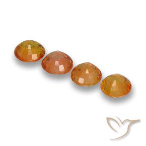 Shop natural 2.35ct 鮮やかなオレンジ サファイア gems, ラウンド, from タンザニア at GemSelect. In stock, global shipping!