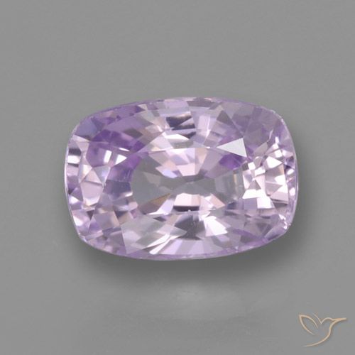 1.09ct 天然 ピンクがかったバイオレット サファイア, クッション, VVS