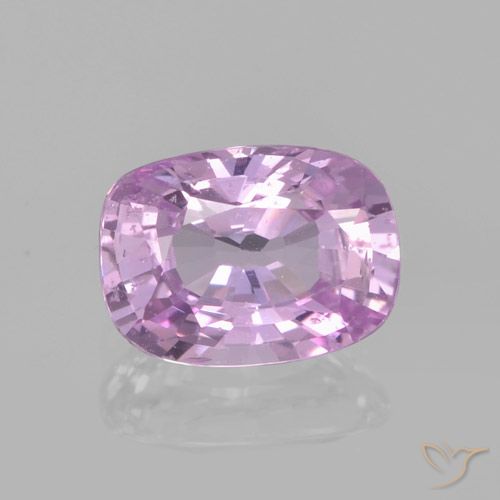 1.00ct 天然 ライトパープル サファイア, クッション, VS