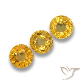 Shop natural 1.69ct 濃いゴールデンオレンジ サファイア gems, ラウンド, from タンザニア at GemSelect. In stock, global shipping!