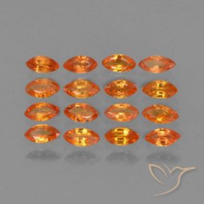 Shop natural 2.50ct 鮮やかなオレンジ サファイア gems, マーキーズ, from タンザニア at GemSelect. In stock, global shipping!