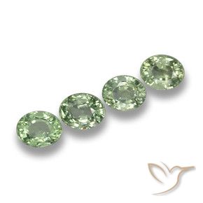 Shop natural 3.42ct Medium Light Green サファイア gems, 楕円形, from タンザニア at GemSelect. In stock, global shipping!