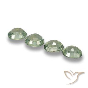 Shop natural 3.42ct Medium Light Green サファイア gems, 楕円形, from タンザニア at GemSelect. In stock, global shipping!