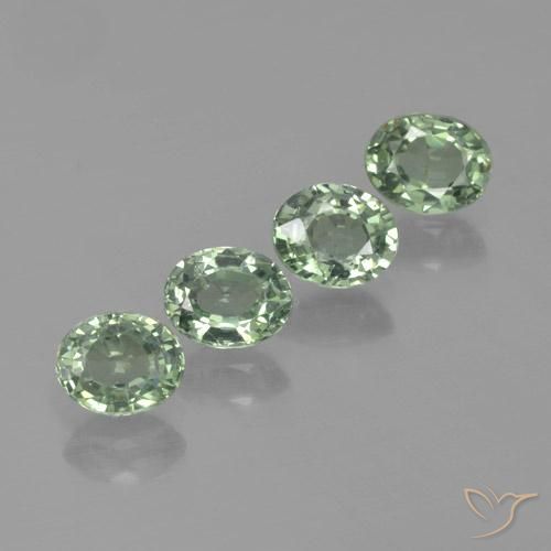 Shop natural 3.07ct ミディアム薄いグリーン サファイア gems, 楕円形, from タンザニア at GemSelect. In stock, global shipping!
