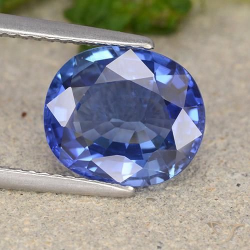 4.61ct 天然 コーンフラワーブルー サファイア, 楕円形, VS