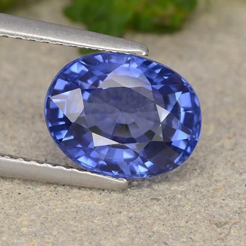 4.02ct 天然 コーンフラワーブルー サファイア, 楕円形, VS