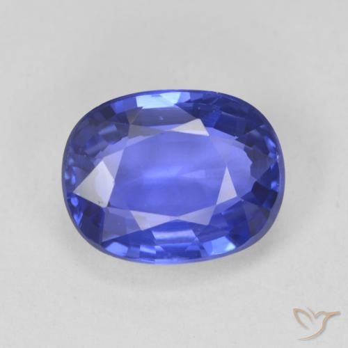 4.05ct 天然 ディープバイオレットブルー サファイア, 楕円形, VVS-VS