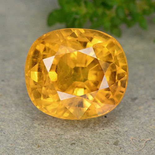 8.35ct 天然 ダークゴールデン サファイア, 楕円形, VS-SI