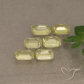 Shop natural 1.60ct 薄いパイナップルイエロー サファイア gems, 八角形 / エメラルドカット, from タンザニア at GemSelect. In stock, global shipping!