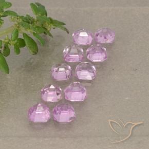 Shop natural 1.48ct 薄いロイヤルパープルピンク サファイア gems, 八角形 / エメラルドカット, from タンザニア at GemSelect. In stock, global shipping!