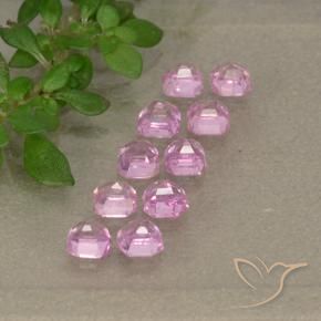 Shop natural 1.49ct 非常に薄いロイヤルパープルピンク サファイア gems, 八角形 / エメラルドカット, from タンザニア at GemSelect. In stock, global shipping!
