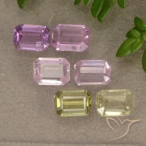 Shop natural 1.58ct マルチカラー サファイア gems, エメラルドカット, from タンザニア at GemSelect. In stock, global shipping!