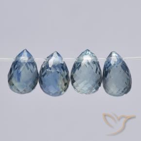 Shop natural 2.50ct パステルブルー サファイア gems, ブリオレット, from マダガスカル at GemSelect. In stock, global shipping!