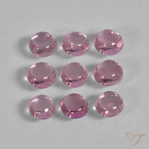 1.56ctw 天然 Medium Deep Pink サファイア, ラウンド, 透明