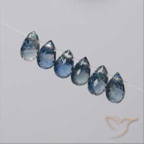 Shop natural 2.34ct ネイビーブルー サファイア gems, ブリオレット, from マダガスカル at GemSelect. In stock, global shipping!