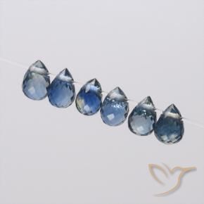 Shop natural 1.53ct ネイビーブルー サファイア gems, ブリオレット, from マダガスカル at GemSelect. In stock, global shipping!