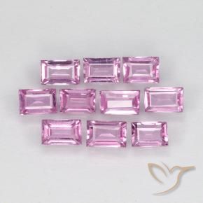 Shop natural 1.02ct 薄いロイヤルパープルピンク サファイア gems, バゲット, from マダガスカル at GemSelect. In stock, global shipping!