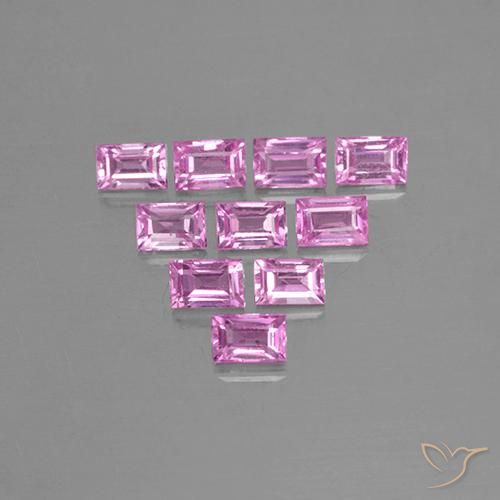 Shop natural 1.19ct ライトピンク サファイア gems, バゲット, from マダガスカル at GemSelect. In stock, global shipping!