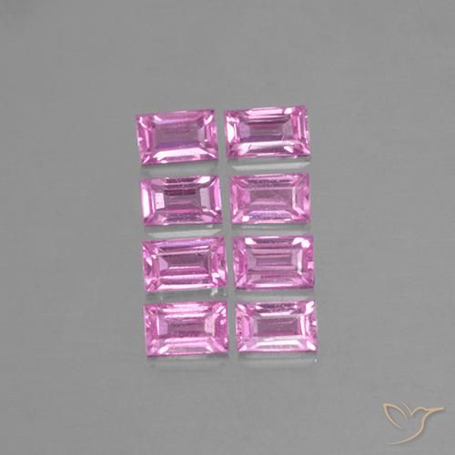 Shop natural 1.03ct 薄いロイヤルパープルピンク サファイア gems, バゲット, from マダガスカル at GemSelect. In stock, global shipping!