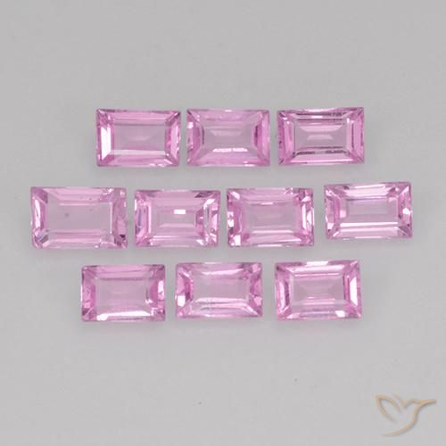 Shop natural 1.05ct 非常に薄いロイヤルパープルピンク サファイア gems, バゲット, from マダガスカル at GemSelect. In stock, global shipping!