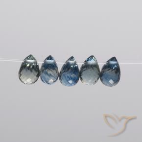 Shop natural 2.21ct ネイビーブルー サファイア gems, ブリオレット, from マダガスカル at GemSelect. In stock, global shipping!