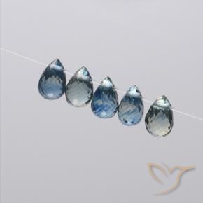 Shop natural 2.21ct ネイビーブルー サファイア gems, ブリオレット, from マダガスカル at GemSelect. In stock, global shipping!