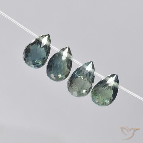 Shop natural 2.78ct ブルーグリーン サファイア gems, ブリオレット, from マダガスカル at GemSelect. In stock, global shipping!