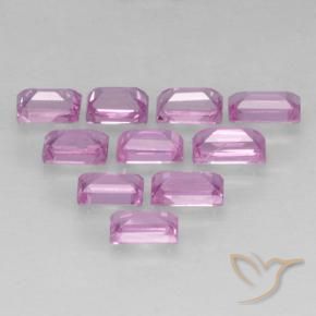 Shop natural 1.19ct 薄いロイヤルパープルピンク サファイア gems, バゲット, from マダガスカル at GemSelect. In stock, global shipping!
