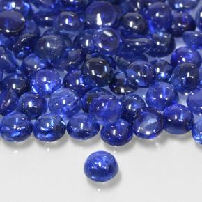 0.27カラットの天然ロイヤルブルーサファイア、ラウンド、半透明