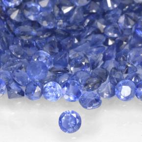 0.01カラットの天然パステルブルーサファイア、ラウンド、VS