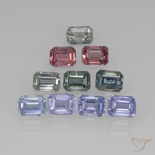 Shop natural 3.06ct マルチカラー サファイア gems, 八角形 / エメラルドカット, from タンザニア at GemSelect. In stock, global shipping!